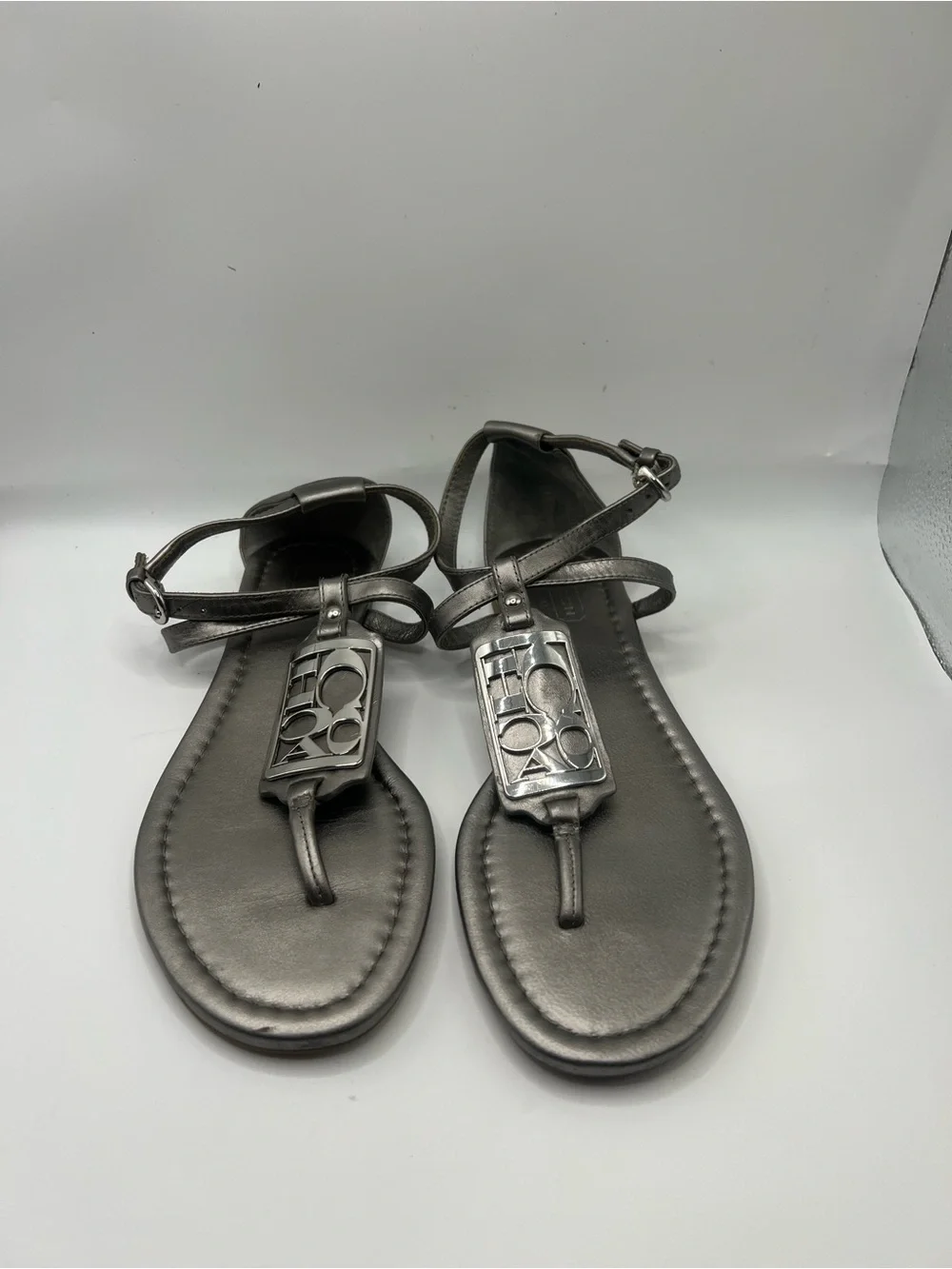 Coach strap sandals